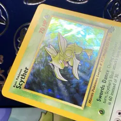 Pokemon 1999 Scyther 10/64 Jungle Holo NM - Image 4