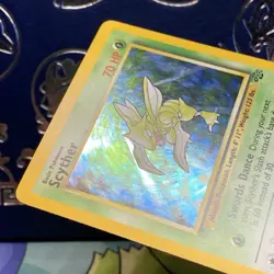 Pokemon 1999 Scyther 10/64 Jungle Holo NM - Image 5
