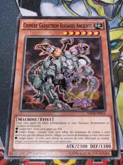 CARTE Yu Gi Oh CHIMERE GADJILTRON ROUAGES ANCIENTS SDGR-FR012 1ere edition - Image 1