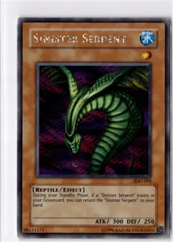 Sinister Serpent Prismatic Secret Rare Stairway to the Destined Duel SDD-002 LP - Image 1