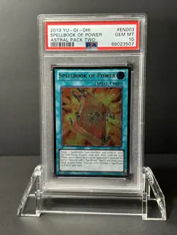 Yugioh Spellbook of Power AP02 - EN003 Ultimate Rare PSA 10 - Image 1