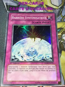 CARTE Yu Gi Oh BARRIERE SYNTONISATRICE DP09-FR030 1ere edition - Image 1