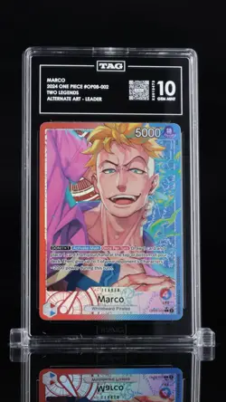TAG 10 – 2024 ONE PIECE OP08-TWO LEGENDS 002 MARCO ALTERNATE ART English - Image 1