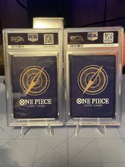 One Piece SEQUENTIAL SET Bartholomew Kuma #OP12-119 SEC AA Pair Of PSA 10 - Image 3