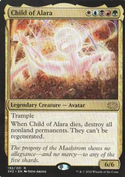 MTG DOUBLE MASTERS 2022 CHILD OF ALARA RARE - Image 1