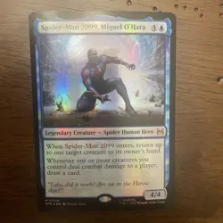 [1x] Spider-Man 2099, Miguel O'Hara - Foil Near Mint, English Free Shipping - Image 1