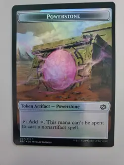 MTG Construct (5) / Powerstone Double-Sided Token The Brothers' War Foil Token - Image 2