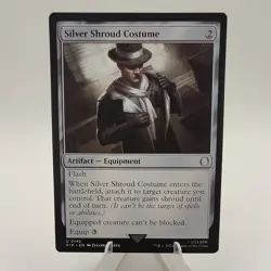 Silver Shroud Costume Universes Beyond: Fallout MTG EX/NM - Image 1