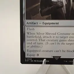Silver Shroud Costume Universes Beyond: Fallout MTG EX/NM - Image 2