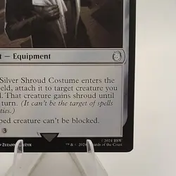 Silver Shroud Costume Universes Beyond: Fallout MTG EX/NM - Image 3