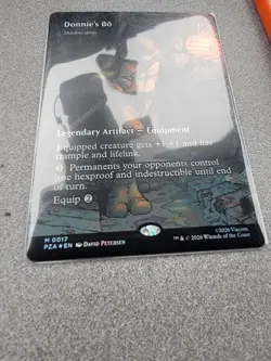 Donnie's Bo - Shadowspear Borderless Foil - Teenage Mutant Ninja Turtles - 17 NM - Image 4