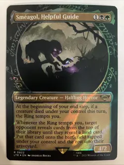 MTG Smeagol, Helpful Guide Lotr Showcase Tales of Middle-earth 0822 *SURGE FOIL* - Image 1