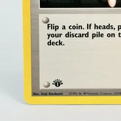 1999 Pokemon TCG Recycle 61/62 1st Edition Vintage Card WoTC Fossil NM - Image 5