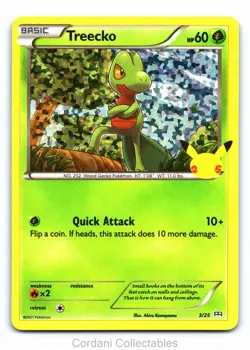 Treecko 3/25 - McDonalds 25th Anniversary - Holo Pokemon Card - Near Mint - Image 1