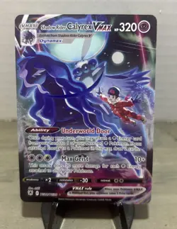 Pokemon 🔥 Shadow Rider Calyrex VMAX Astral Radiance TG18/TG30 Holo Ultra Rare🔥 - Image 1