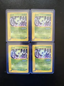 Lot Of 4 Pokemon TCG - Celebi 50 - Pokemon 4 Ever - Wizards Black Star Promos - Image 1