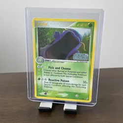 Pokemon TCG Swalot EX Crystal Guardians 11/100 Holo Rare MP/HP - Image 1