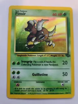 Pinsir Jungle Set Holo Base Pokemon Card WOTC - Image 1