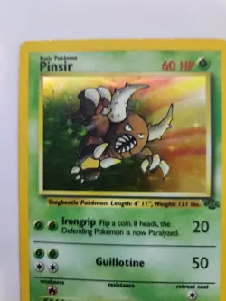 Pinsir Jungle Set Holo Base Pokemon Card WOTC - Image 4