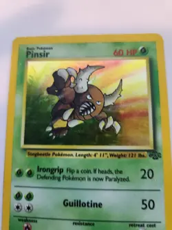 Pinsir Jungle Set Holo Base Pokemon Card WOTC - Image 5