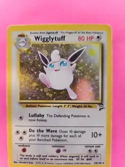 Wigglytuff Base Set 2 Holo Pokemon Card WOTC - Image 2