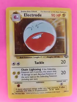 Electrode Jungle Holo Pokemon Card Base WOTC - Image 1