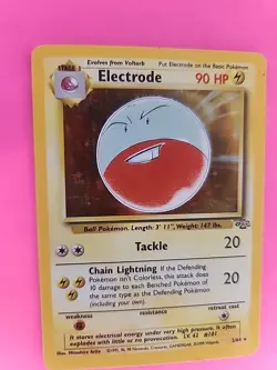 Electrode Jungle Holo Pokemon Card Base WOTC - Image 2