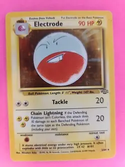 Electrode Jungle Holo Pokemon Card Base WOTC - Image 4