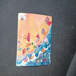 POKEMON POCKET MONSTERS VENDING PRISM STICKER 457 FRIENDS DAY AT THE BEACH - Image 1