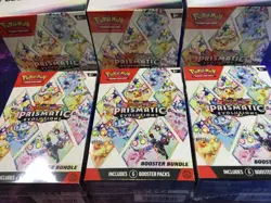 Prismatic Evolutions Booster Bundle (x6) Sealed 36 Booster Packs Pokemon TCG box - Image 1