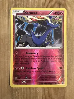 Xerneas - 81/114 - Reverse Holo NM, English Pokemon XY Steam Siege - Image 1