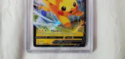PIKACHU V CGC 9 Graded Mint SWSH285 HOLOGRAPHIC Black Star Promo Pokemon Card - Image 4
