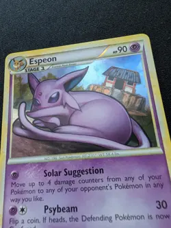 NM Pokemon Holo Espeon 4 Reverse Leafeon 13 Call Of Legends - Image 3