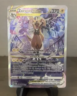 Pokemon Crown Zenith Galarian Gallery 🔥 Zeraora 🔥 VSTAR Ultra Rare #GG43/GG70 - Image 1