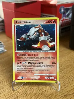Heatran 6/146 Holo Rare Pokemon Card Legends Awakened 2008 PTCG - Image 1