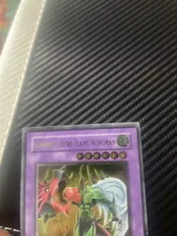 Yugioh Elemental Hero Flame Wingman TLM-EN035 1st Edition Ultimate Rare LP - Image 3