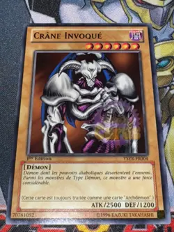 CARTE Yu Gi Oh CRANE INVOQUE YSYR-FR004 1ere edition - Image 1