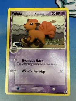 Vulpix 70/101 EX Dragon Frontiers Delta Species 2006 Pokemon Card - Image 1