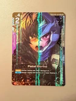 Fatal Strike Alternate Art Foil - ST05-014 SP C+ - Gundam TCG Card Game - Image 1