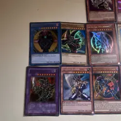 Yu-Gi-Oh! Konami 1st Edition Lot Foil Dark Magician Jinzo 12 Cards - Image 2