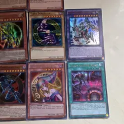 Yu-Gi-Oh! Konami 1st Edition Lot Foil Dark Magician Jinzo 12 Cards - Image 4