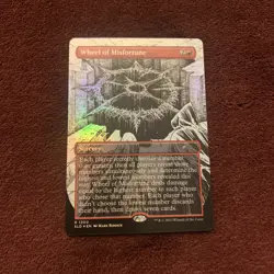 Wheel of Misfortune Secret Lair Drop Foil 1300 NM+ Unplayed MTG Magic Card - Image 1