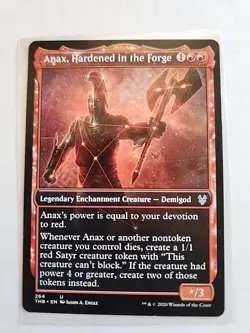 Anax Hardened In The Forge (Showcase) - Theros Beyond Death - LP - MTG Magic - Image 1