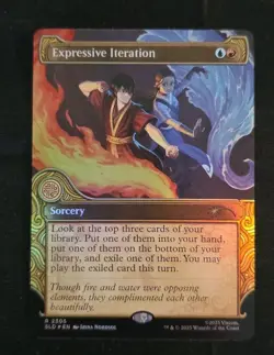 Magic: MTG Expressive Iteration (Rainbow Foil) Secret Lair x Avatar 2305 NM - Image 1