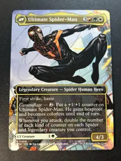 Miles Morales Ultimate 0200 Borderless Spider Man MTG Magic The Gathering Card - Image 2