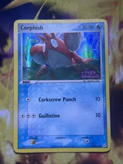 Corphish 62/110 Ex Holon Phantoms Stamped Reverse Holo Pokemon TCG Stamped - Image 1