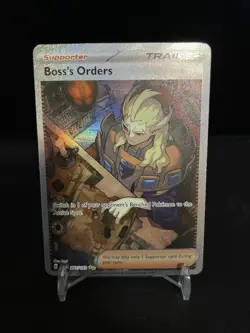 Boss's Orders 265 /193 Paldea Evolved Special Illustration Rare Pokemon NM EN - Image 1