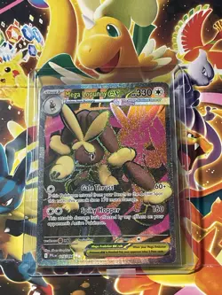 POKEMON MEGA LOPUNNY EX FULL ART HOLO 115/094 330 HP PFL TCG - Image 1