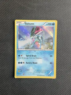 Suicune 30/30 HOLO RARE MP (Pokemon XY: Trainer Kit) POKEMON TCG - Image 1