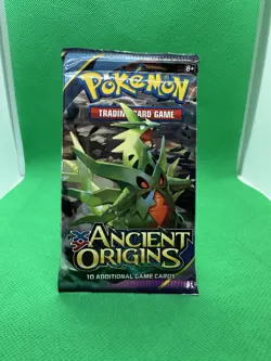 2015 Pokemon Ancient Origins Factory Sealed Booster Pack Mega Tyranitar Artwork - Image 2
